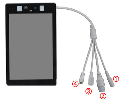 中安測(cè)溫人臉識(shí)別智能面板機(jī)